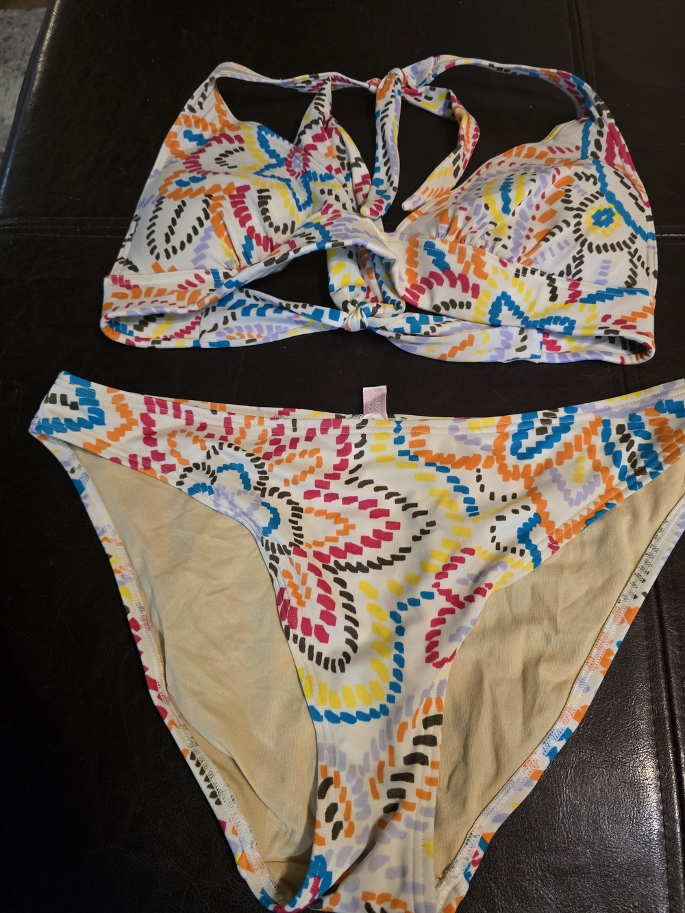 Victoria Secret Colorful Patterned Two-Piece Bikini